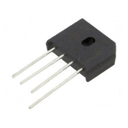 Punte Redresoare Monofazată Urmax 100V, 6A, 150A - Componente Electronice Profesionale | Electronic-mag.ro | Componente Electron