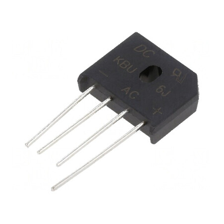 Punte Redresoare Monofazată Urmax 600V, 6A If, 150A Ifsm - Soluție Profesională pentru Redresare Electrică | Electronic-mag.ro |