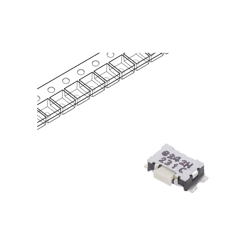 Microîntrerupător TACT SPST-NO 0,05A/32VDC SMT - Pozitie 2, Fara Actuator | Electronic-mag.ro | Componente Electronice