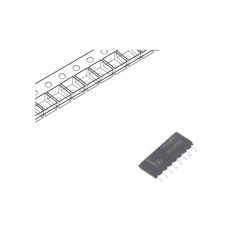 Comutator Analogic Demultiplexor/Multiplexor CMOS 3 Canale IC | Electronic-mag.ro | Componente Electronice