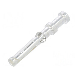 Pin mamă 1,6mm argintat 0,75mm² CDF/DDF, HD/HDD crimpat 10A - Conector electric profesional | Electronic-mag.ro | Componente Ele