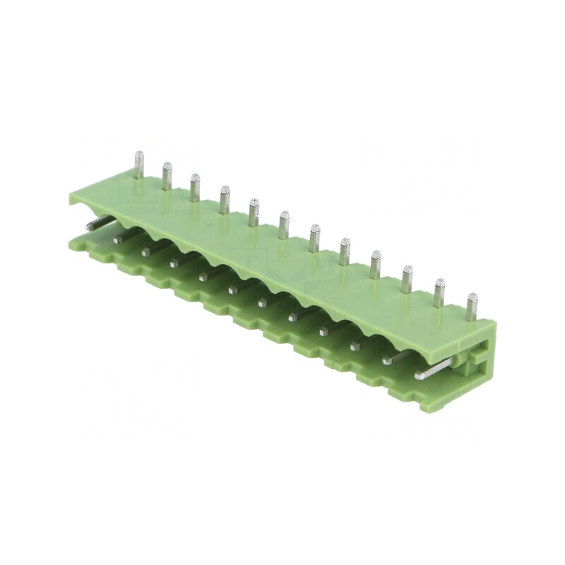 Regletă de conexiuni deconectabilă cu 12 piste și pas pini de 5,08mm | Electronic-mag.ro | Componente Electronice