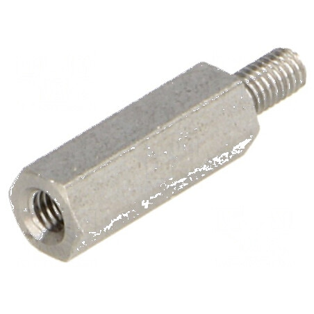 Piuliță Distanțieră Filetată 15mm M3 - Filet Interior și Exterior M3 | Electronic-mag.ro | Componente Electronice