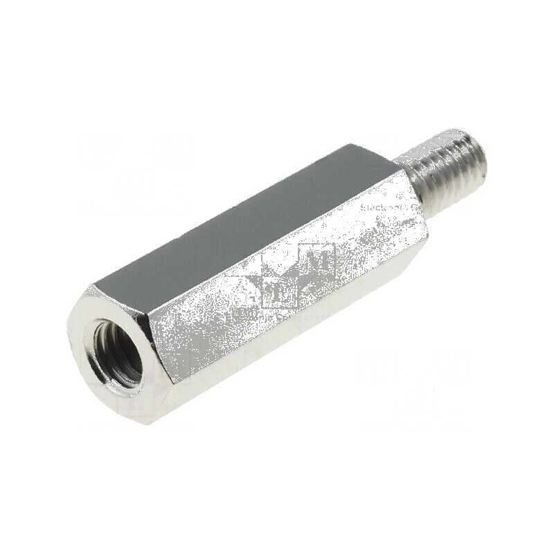 Piuliță Distanțieră Filetată M4 - 20mm, Filet Interior și Exterior M4 | Electronic-mag.ro | Componente Electronice