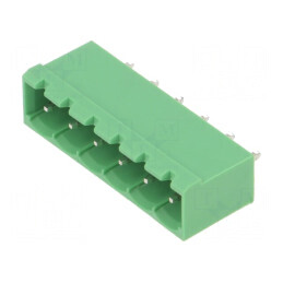 Regletă de conexiuni deconectabilă 5mm cu 6 socluri dreptunghiulare - Piste electrice | Electronic-mag.ro | Componente Electroni