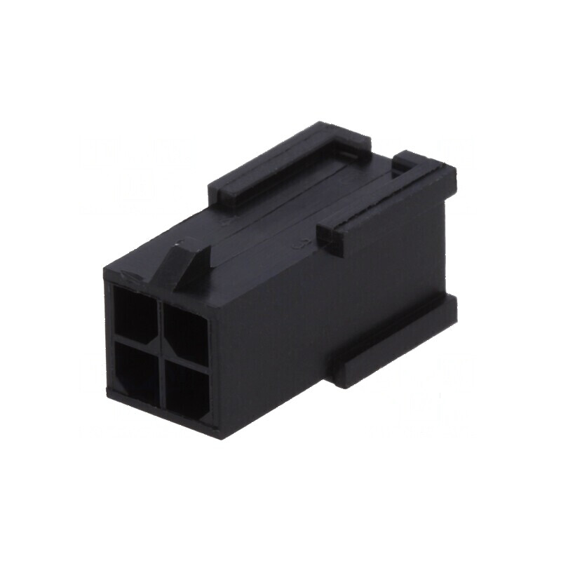Conector Micro MATE-N-LOK 3mm cu 4 pini - cablu-placă mufă tată | Electronic-mag.ro | Componente Electronice