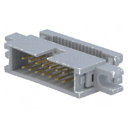 Conector IDC Mufă Tată 14 PIN cu Suport IDC pentru Cablu Bandă - Componente Electrice Profesionale | Electronic-mag.ro | Compone