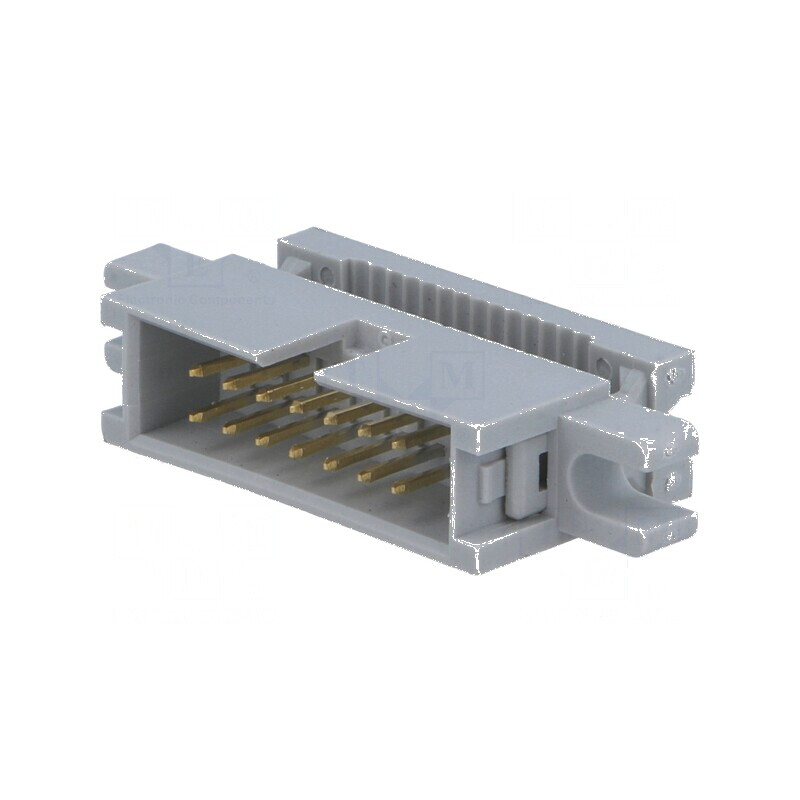 Conector IDC Mufă Tată 14 PIN cu Suport IDC pentru Cablu Bandă - Componente Electrice Profesionale | Electronic-mag.ro | Compone