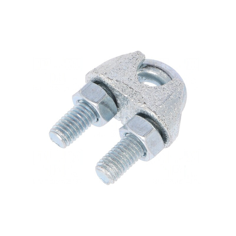 Bridă Clemă de Prindere Cablu Oțel pentru Cablu Ø10mm - Accesoriu de Fixare Profesional pentru Cablu | Electronic-mag.ro | Compo Bridă Clemă de Prindere Cablu Oțel pentru Cablu Ø10mm - Accesoriu de Fixare Profesional pentru Cablu | Electronic-mag.ro | Compo