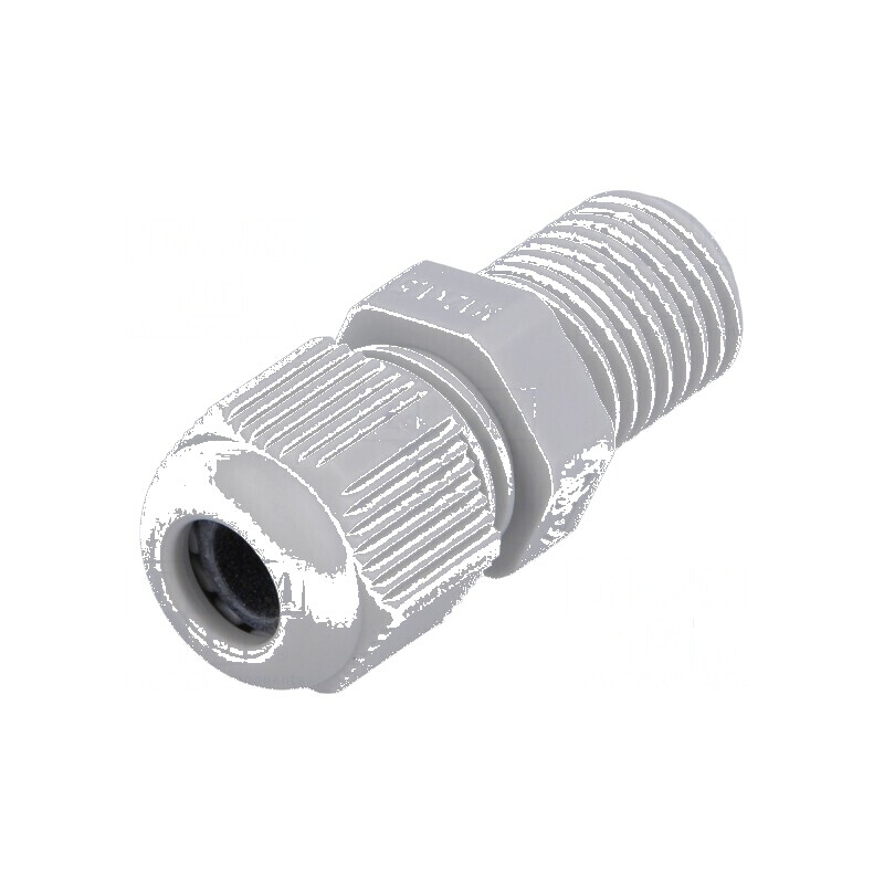 Garnitură de etanșare M12 1,5 cu filet alungit IP68, gri | Electronic-mag.ro | Componente Electronice