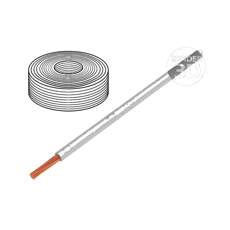 Cablu H05Z-K litat cu 1mm² FRNC gri, 300V/500V, Clasa 5, 1x1mm² | Electronic-mag.ro | Componente Electronice