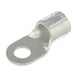 Vârf inelar M8 25-35mm² crimpat pe cablu neizolat cositorit - conector electric de înaltă calitate | Electronic-mag.ro | Compone