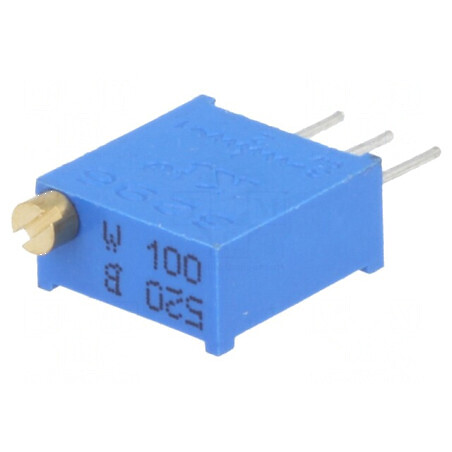 Potențiometru de Montare Multitură 10Ω 500mW THT ±10% - Componentă Electronică Profesională | Electronic-mag.ro | Componente Ele