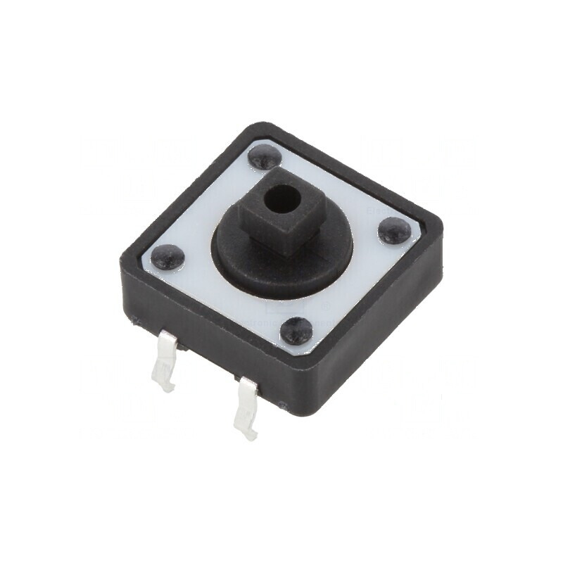 Microîntrerupător TACT SPST-NO 0,05A/12VDC THT Poz: 2 1,57N | Electronic-mag.ro | Componente Electronice Microîntrerupător TACT SPST-NO 0,05A/12VDC THT Poz: 2 1,57N | Electronic-mag.ro | Componente Electronice