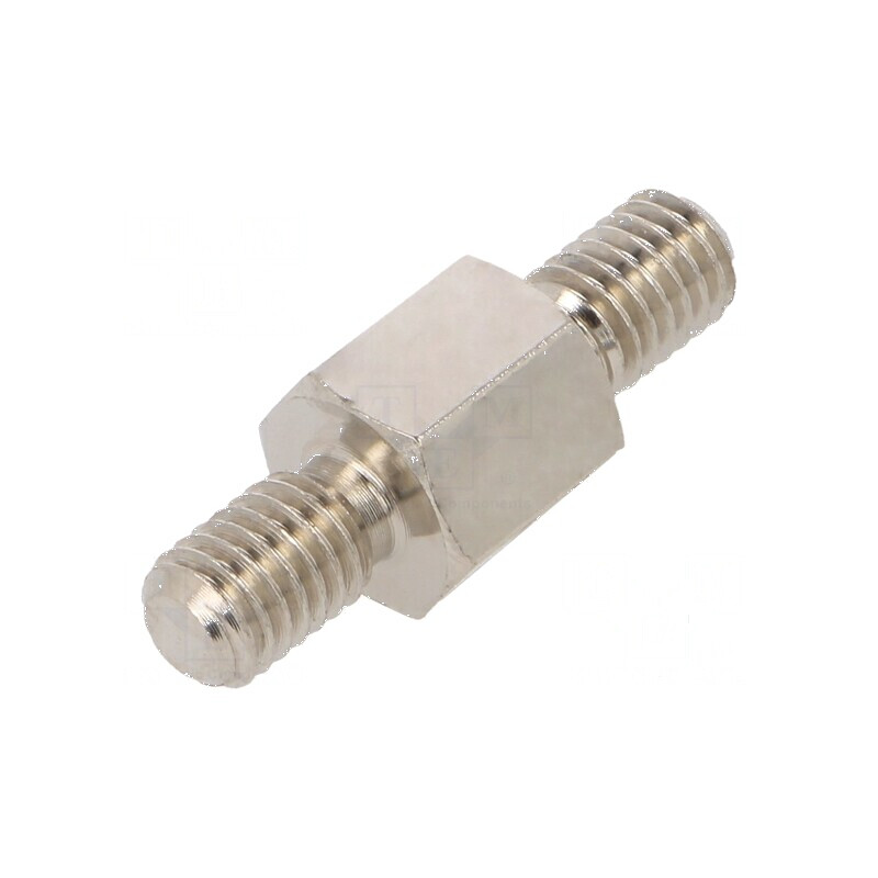 Piuliță Distanțieră Filetată 8mm, Filet Exterior M5, Hexagonală | Electronic-mag.ro | Componente Electronice