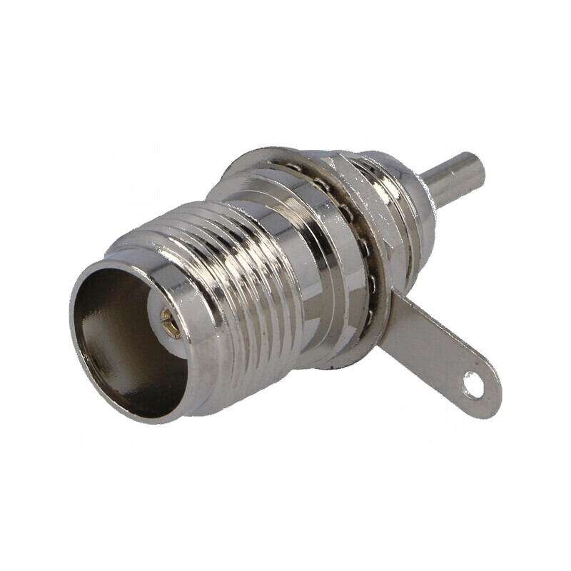 Conector TNC Soclu Mamă pentru Lipire - Montare pe Panou | Electronic-mag.ro | Componente Electronice