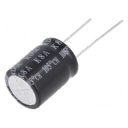 Condensator Electrolitic THT 100µF 250VDC Ø16x20mm ±20% - Componentă Electronică de Înaltă Calitate | Electronic-mag.ro | Compon