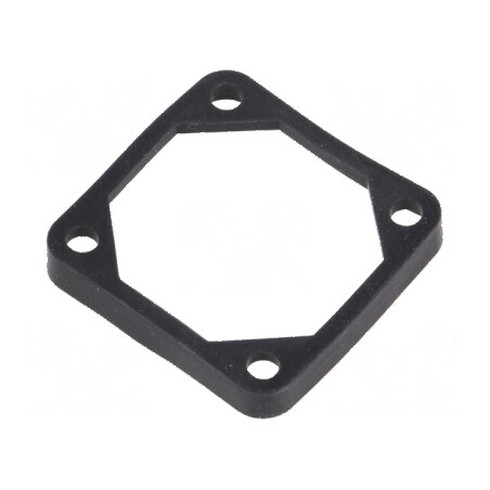 Garnitură neagră pentru montare Ø orificiu 4,5 mm - accesorii de fixare profesională | Electronic-mag.ro | Componente Electronic