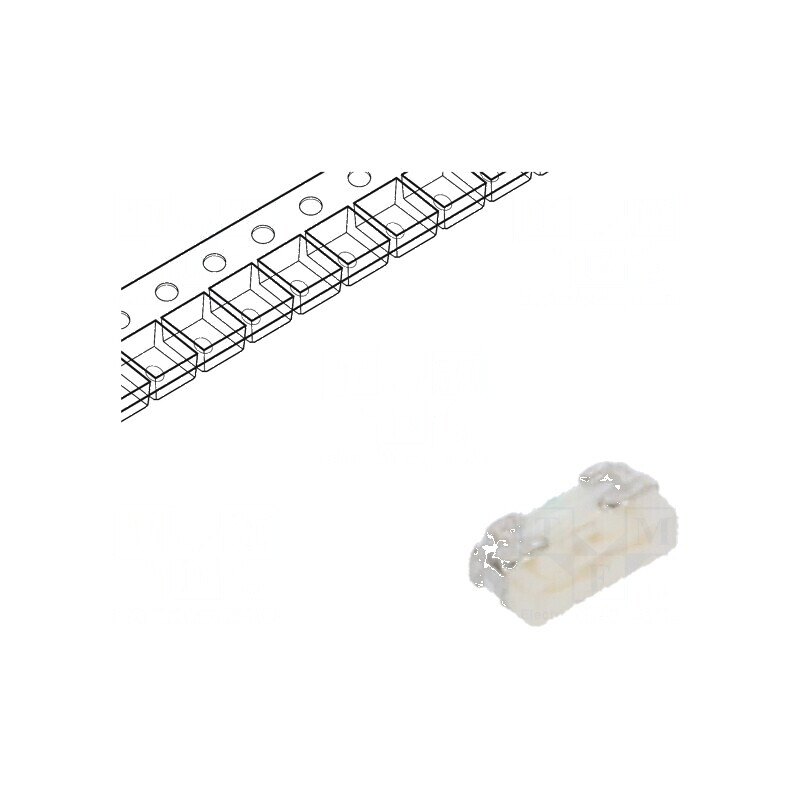 LED SMD 0402 Albastru 18mcd 1x0,55x0,3mm 175° 20mA λd: 468nm - Lumină de Înaltă Performanță pentru Proiecte Electronice | Electr
