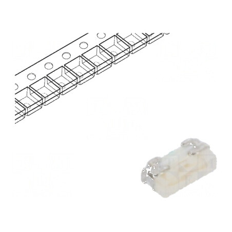 LED SMD 0402 Albastru 18mcd 1x0,55x0,3mm 175° 20mA λd: 468nm - Lumină de Înaltă Performanță pentru Proiecte Electronice | Electr