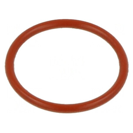 Garnitură O-ring din silicon, grosime 5mm, diametru interior 40mm, rezistentă la temperaturi între -60 și 160°C, culoare ro | El