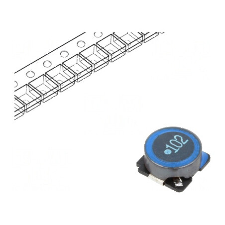 Inductor ferită SMD 1000uH 0,32A 2,8Ω ±20% SLF - Componentă electronică de calitate superioară | Electronic-mag.ro | Componente 
