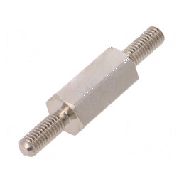 Piuliță Distanțieră 12mm cu Filet Exterior M3 Hexagonal - Componentă Metalică pentru Asamblare | Electronic-mag.ro | Componente 