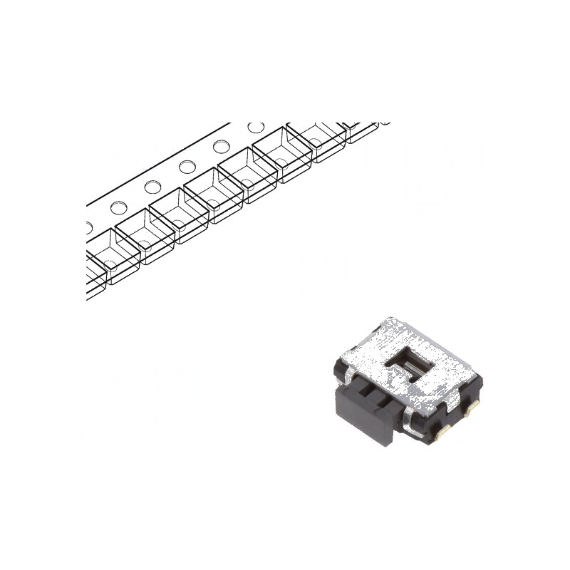 Microîntrerupător TACT SPST Pozitiv 2 - 0,05A/12VDC SMT Fără 2,2N | Electronic-mag.ro | Componente Electronice