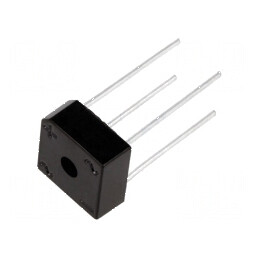 Punte Redresoare Monofazat Urmax 100V, 6A, 150A BR-6 - Componente Electrice de Înaltă Performanță | Electronic-mag.ro | Componen