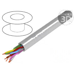 Cablu LiYY-P PAAR-TRONIC 1x2x0,14mm² Neecranat 350V cu Lită - Soluție Electrică Profesională | Electronic-mag.ro | Componente El