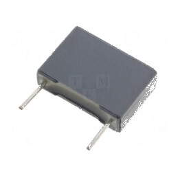 Condensator MKT cu poliester 1uF 63VAC 100VDC 15mm ±10% THT - Componentă electronică de calitate | Electronic-mag.ro | Component