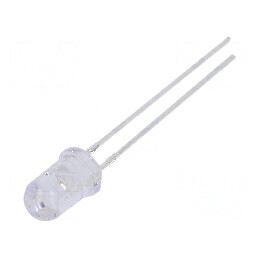 LED UV 30° 20mA 225mW 360-370nm 12VDC THT - Lumină Ultravioletă pentru Aplicatii Industriale | Electronic-mag.ro | Componente El
