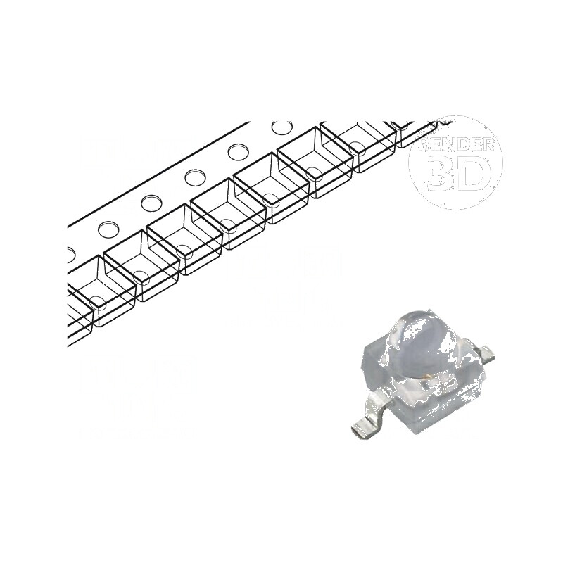 Emițător IR Gull Wing 940nm Transparent 55mW 10° SMD 100mA - Componentă Electronică pentru Aplicații IR | Electronic-mag.ro | Co