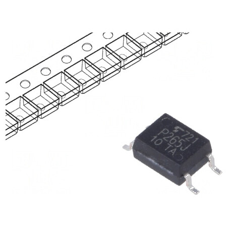 Optotriac 3,75kV SO6 fără sistem de conectare la zero - Canal 1 | Electronic-mag.ro | Componente Electronice