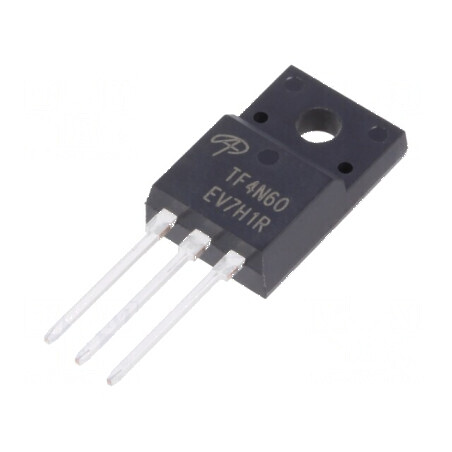 Tranzistor N-MOSFET Unipolar 600V 2.5A TO220F - Componentă Electronică pentru Aplicații de Putere | Electronic-mag.ro | Componen