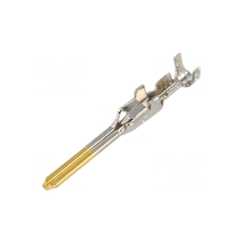 Pin tată aurit 0,2-0,6mm² 24AWG-20AWG D-3000 crimpat 15A - Conector electric de înaltă calitate | Electronic-mag.ro | Componente