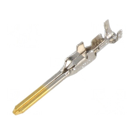 Pin tată aurit 0,2-0,6mm² 24AWG-20AWG D-3000 crimpat 15A - Conector electric de înaltă calitate | Electronic-mag.ro | Componente