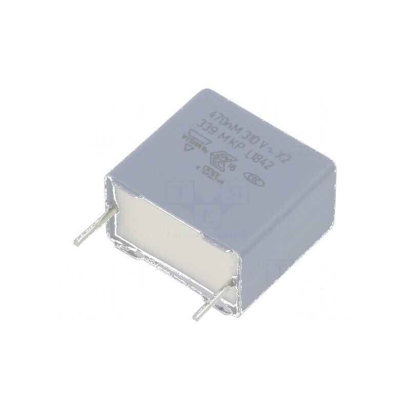 Condensator polipropilenă X2 470nF 10x16,5x17,5mm THT - Componentă electronică de înaltă calitate | Electronic-mag.ro | Componen