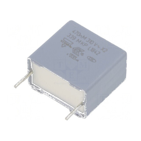 Condensator polipropilenă X2 470nF 10x16,5x17,5mm THT - Componentă electronică de înaltă calitate | Electronic-mag.ro | Componen