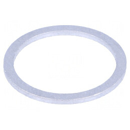 Garnitură din aluminiu Thk 2mm, Ø interior 33mm, Ø exterior 39mm, conform standardului DIN 7603 | Electronic-mag.ro | Componente