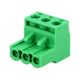 Regletă de conexiuni deconectabilă cu 3 piste 5,08mm, mufe drepte - soluție profesională de conectare | Electronic-mag.ro | Comp