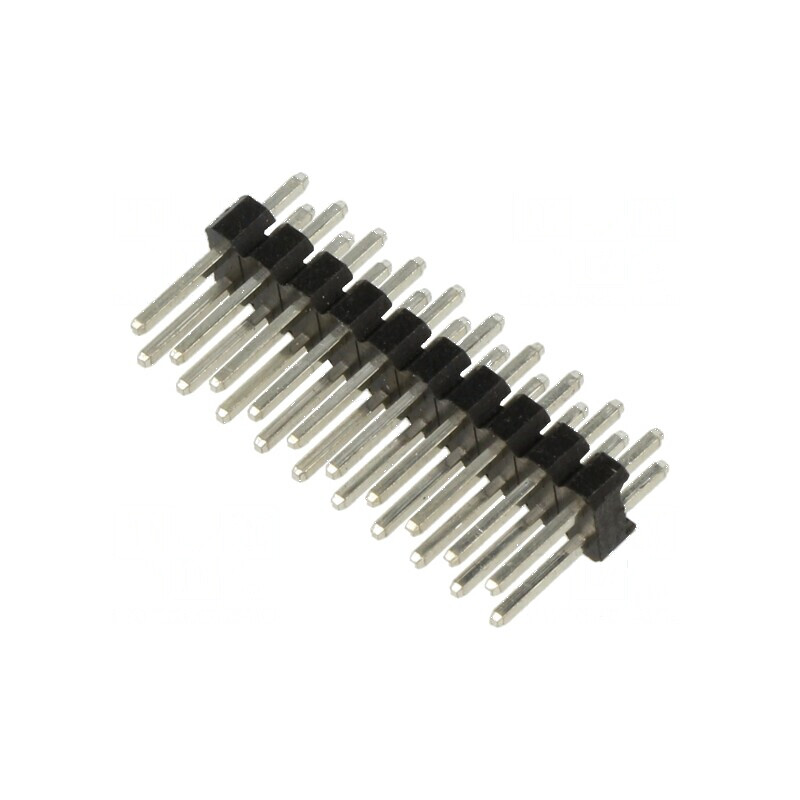 Conector şiruri pini tată 2,54mm 20 PIN THT drept pentru aplicații electronice | Electronic-mag.ro | Componente Electronice