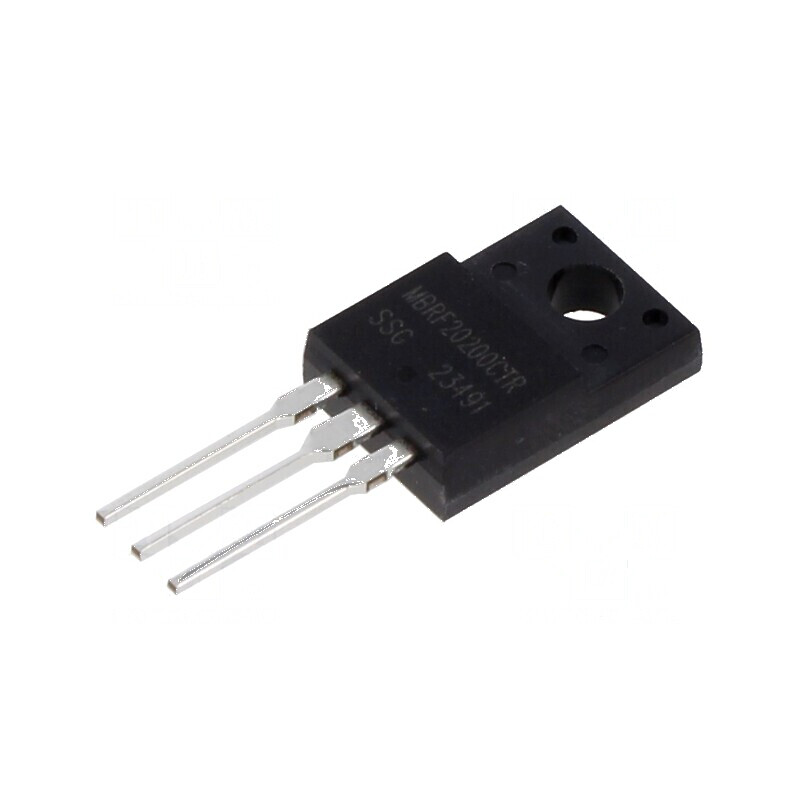 Diodă Schottky THT 200V 20A ITO220AB - Redresor cu Ufmax 950mV | Electronic-mag.ro | Componente Electronice