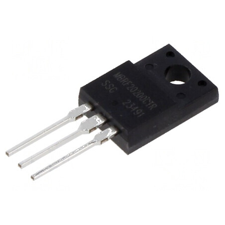 Diodă Schottky THT 200V 20A ITO220AB - Redresor cu Ufmax 950mV | Electronic-mag.ro | Componente Electronice