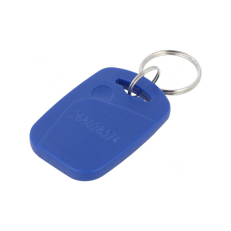 Breloc RFID ISO/IEC14443-3-A din plastic albastru, frecvență 13,56MHz | Electronic-mag.ro | Componente Electronice