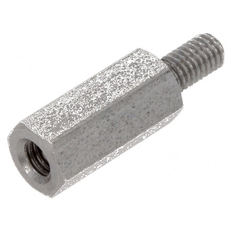 Piuliță Distanțieră Filetată 12mm M3 Intern și M3 Extern - Accesorii pentru Montaj | Electronic-mag.ro | Componente Electronice