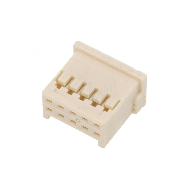 Carcasa de recepție duală 2.0 W/B, 10 circuite, culoare bej | Electronic-mag.ro | Componente Electronice