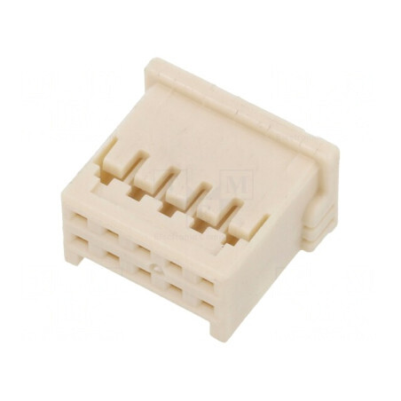 Carcasa de recepție duală 2.0 W/B, 10 circuite, culoare bej | Electronic-mag.ro | Componente Electronice