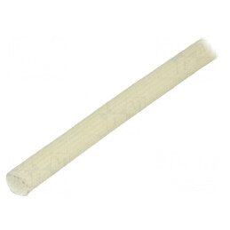 Manșon electroizolant din fibră de sticlă, rezistent la temperaturi între -25 și 155°C, diametru interior 3mm | Electronic-mag.r