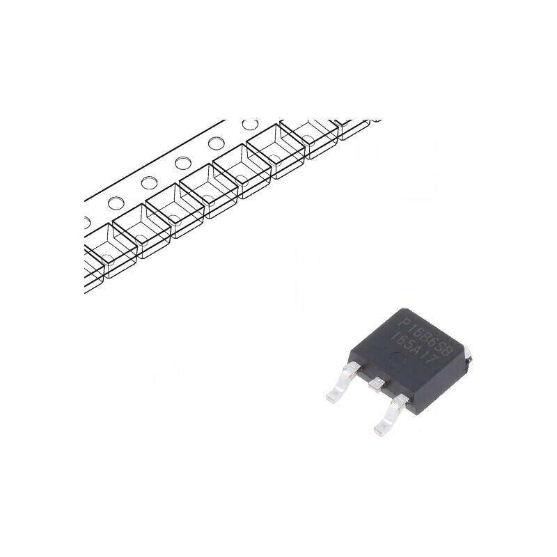 Tranzistor N-MOSFET EETMOS3 Unipolar 60V 16A cu Idm 48A și Putere 20W | Electronic-mag.ro | Componente Electronice
